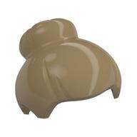 Hair Top Knot Bun [Plain] Dark Tan