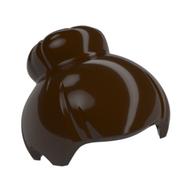 Hair Top Knot Bun [Plain] Dark Brown