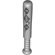 Sports Baseball Bat 4L with Crack, Metal Plates print Hellblaugrau