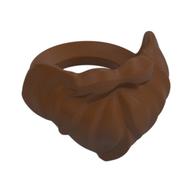 Minifig Neckwear Beard and Mustache, Short Reddish Brown
