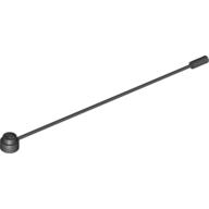 Schnur mit Ende Noppe und Stange 1L, 13L Schwarz