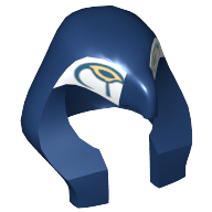 Headdress Horus with Eye Print Dark Blue