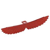 Minifig Neckwear Wings (Mummy) [Plain] Trans-Red