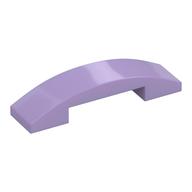 Brick Curved 4 × 1 Double with No Studs Lavender