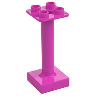 Duplo Support / Umbrella Stand with Square Base (fits 92002) Dunkelrosa