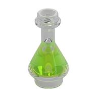 Equipment Bottle / Erlenmeyer Flask with Trans-Bright Green Fluid Pattern