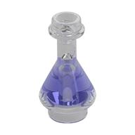 Equipment Bottle / Erlenmeyer Flask with Trans-Purple Fluid Pattern Trans-Clear