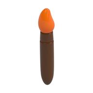 Equipment Paint Brush with Full Orange Tip Pattern Reddish Brown
