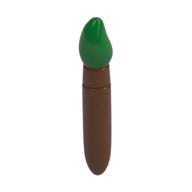 Equipment Paint Brush with Green Tip Pattern Rotbraun