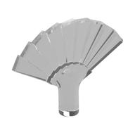 Equipment Hand Fan [Plain] Transparent