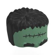 Head Top, Frankenstein Monster with Black Hair, Scar, Eyebrows print Sand Green