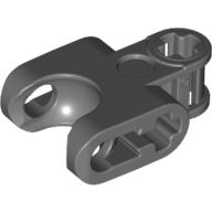 Technic Axle Connector 2 × 3 with Ball Socket, Open Lower Axle Holes Dark Bluish Gray