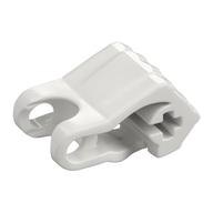 Large Figure Hand, Fist with Axle Hole, 4 Fingers White