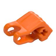 Large Figure Hand, Fist with Axle Hole, 4 Fingers Orange