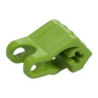 Large Figure Hand, Fist with Axle Hole, 4 Fingers Lime