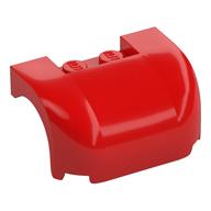 Vehicle Body, Wheel Arch / Mudguard 3 × 4 × 1 2/3 Curved Front Red