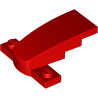 Brick Wedged, Curved 4 × 2 × 1 1/3 with 1 × 4 Base [Plain] Rot