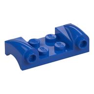 Vehicle Body, Wheel Arch / Mudguard 2 × 4 with Headlights and Curved Fenders Blue