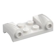 Vehicle Body, Wheel Arch / Mudguard 2 × 4 with Headlights and Curved Fenders White