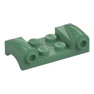 Vehicle Body, Wheel Arch / Mudguard 2 × 4 with Headlights and Curved Fenders Sand Green