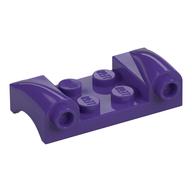 Vehicle Body, Wheel Arch / Mudguard 2 × 4 with Headlights and Curved Fenders Dark Purple