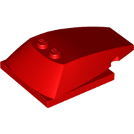 Brick Wedged, Curved 6 × 4 × 1 1/3 with 4 × 4 Base [Plain] Rot