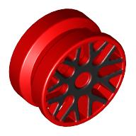 Wheel 11 × 6 with 8 'Y' Spokes and Black Outline Rot
