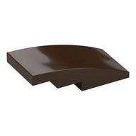 Brick Curved 4 × 2 No Studs Dark Brown