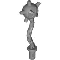 Weapon Mace / Flail Spiked Flat Silver