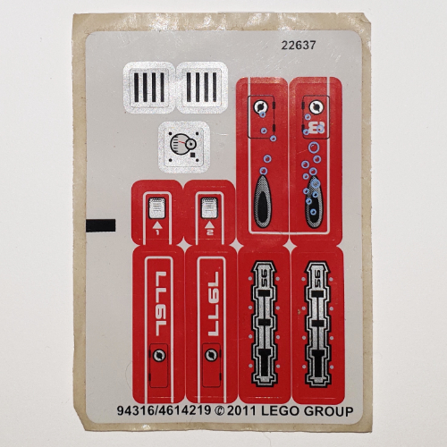 Sticker Sheet for Set 7977-1 [No Color/Any Color]