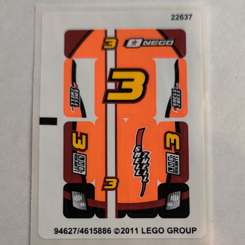 Sticker Sheet for Set 8304-1 [No Color/Any Color]