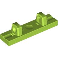 Hinge Tile 1 × 4 Locking Dual 1 Fingers on Top [8 Locking Ridges] Limette
