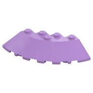 Brick Round Corner 6 × 6 with 33° Slope and Facet Cutout Mittellavendel