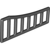 Stange 1 × 8 × 3 - 1 × 8 × 4 gebogen Schwarz