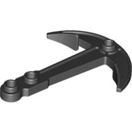 Boat, Anchor - Two Top Holes Schwarz