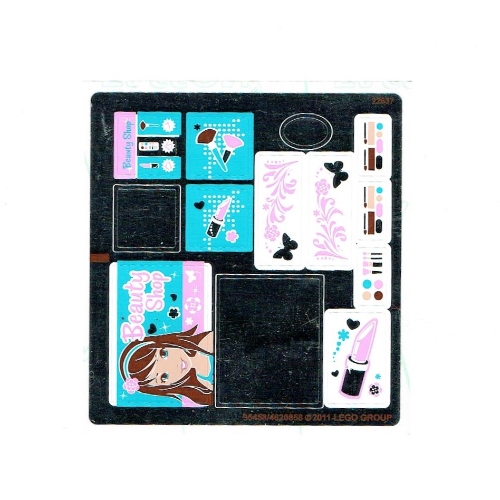 Stickerbogen für Set 3187-1 [Keine Farbe/Beliebige Farbe]