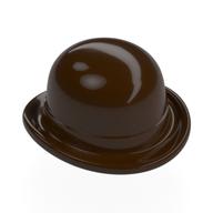 Hat, Bowler Dark Brown
