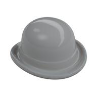 Hat, Bowler Hellblaugrau