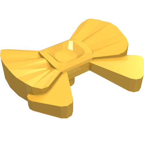Headwear Accessory Bow with Pin Bright Light Orange