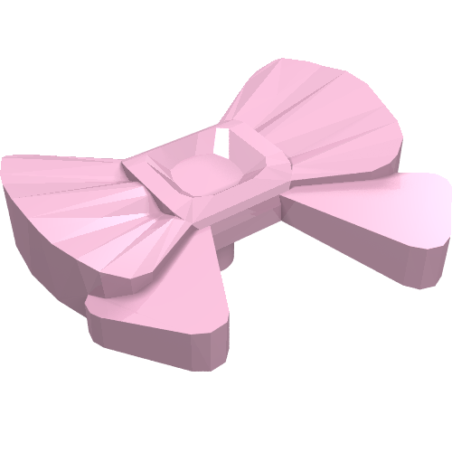Headwear Accessory Bow with Pin Leuchtrosa