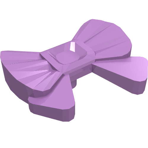 Headwear Accessory Bow with Pin Medium Lavender