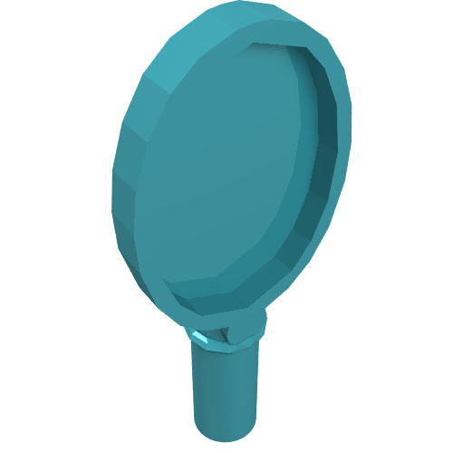 Equipment Hand Mirror with Heart on Reverse [Hair Accessory] Mittelazur