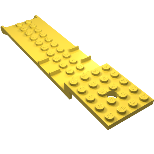 Vehicle Base, Trailer 4 × 16 × 1, Platform Yellow