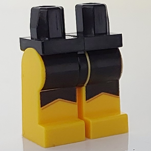 Hips and Yellow Legs with Black Coat (Batman) Schwarz