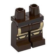 Hips and Dark Brown Legs with Black Belt, Tan Jedi Tunic print Dark Brown