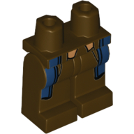 Hips and Dark Brown Legs with Dark Blue Coattails Dark Brown