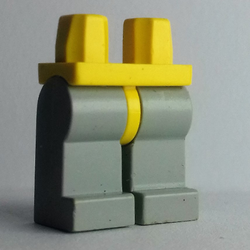Hips and Light Gray Legs Yellow