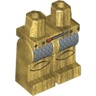 Hips and Pearl Gold Legs with Chain Mail Print Perlgold