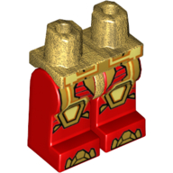 Hips and Red Legs with Macy Armor and Circuitry 72003-1 Pearl Gold