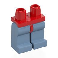 Hüfte und sandblau Beine Rot